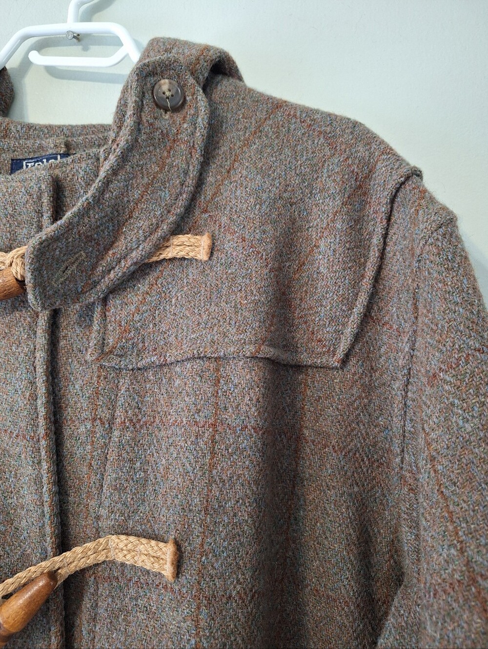 Vintage Polo Ralph Lauren Wool Toggle Duffle Coat - M - Picture 7 of 16